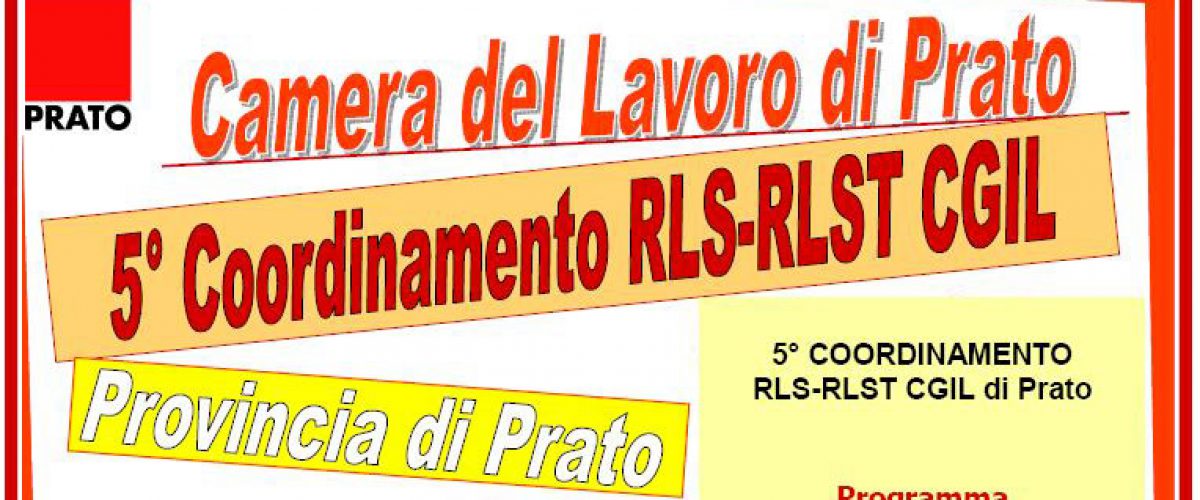 Quinto Coordinamento RLS-RLST Cgil