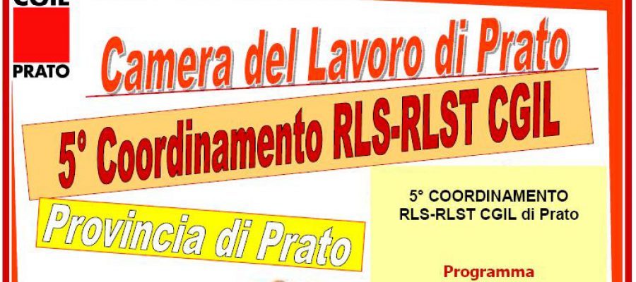 Quinto Coordinamento RLS-RLST Cgil