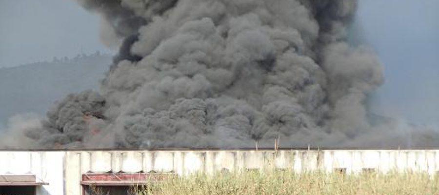 Incendio del capannone di via Vannucchi, comunicato Cgil Prato