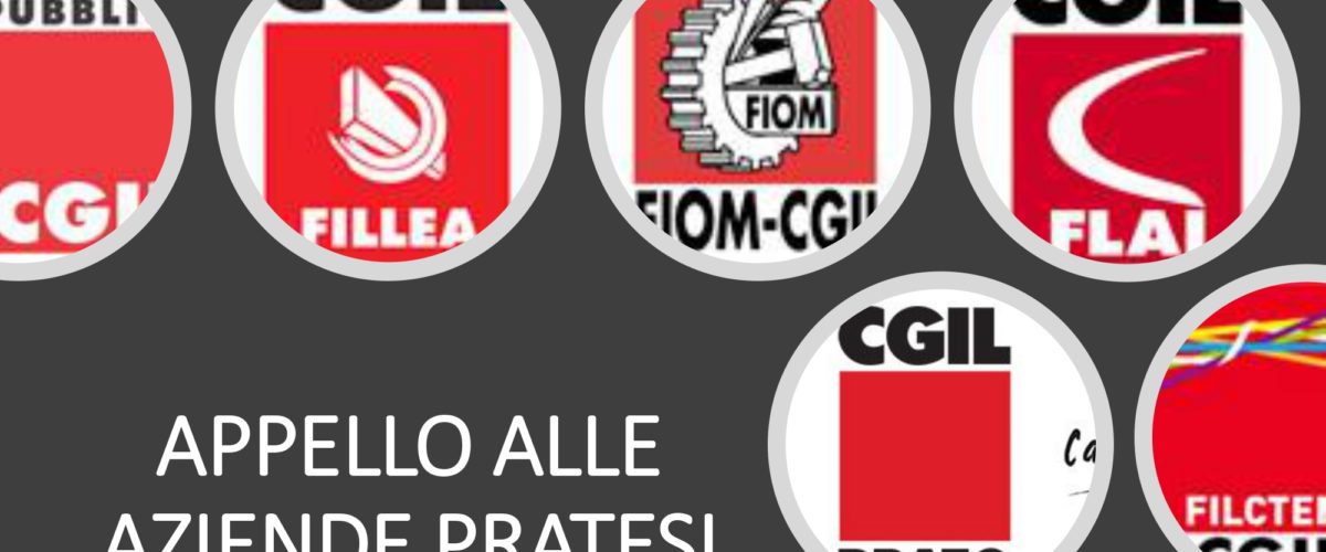 Covid-19 – “Consegnate le mascherine” – Appello Cgil a imprese che hanno cessato l’attività