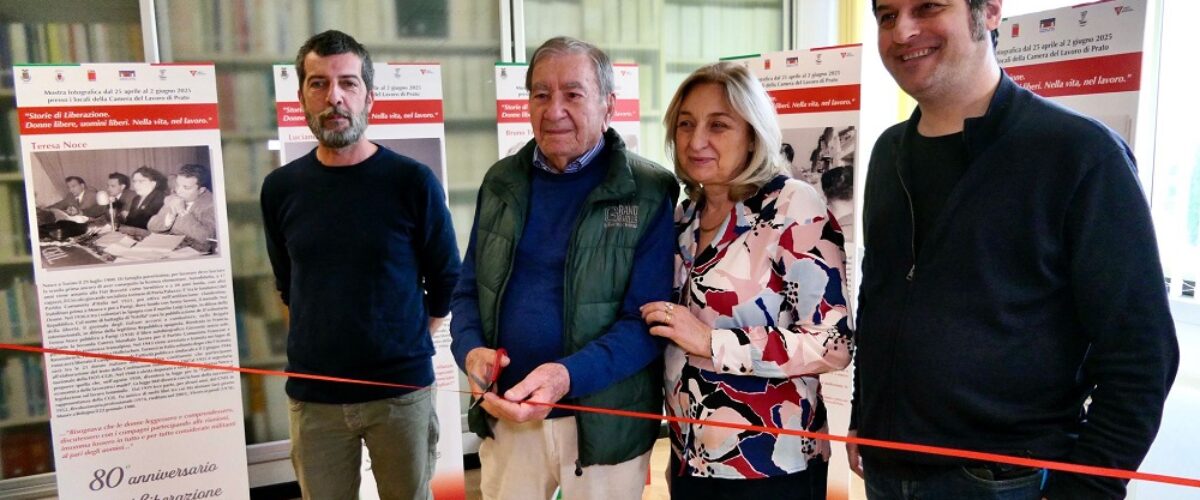 80° Liberazione. Nella sede della Camera del Lavoro inaugurata la mostra dedicata ad otto grandi figure partigiane e sindacali, nazionali e locali