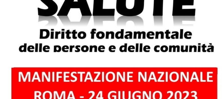 Manifestazione nazionale per il diritto alla salute. A Roma, sabato 24 giugno. Anpi, Arci e Cgil sottoscrivono l’appello “Insieme per la Costituzione”
