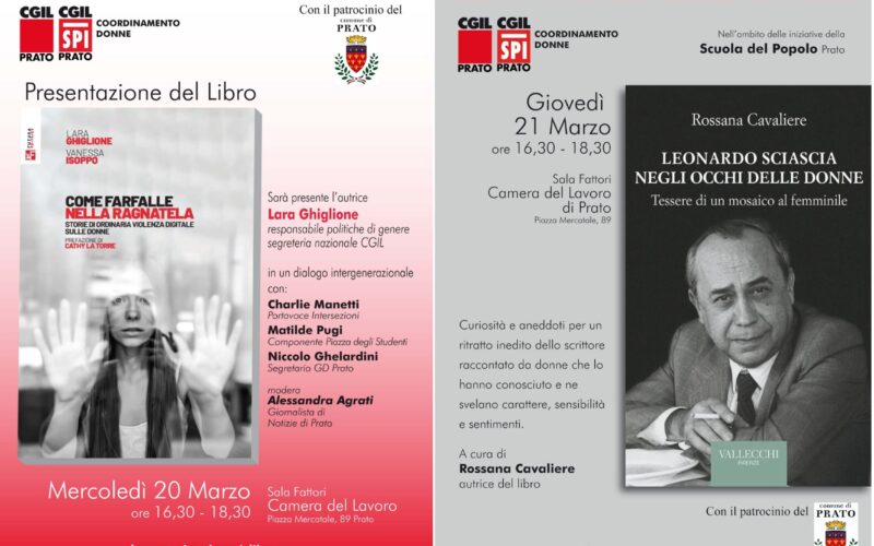 Giornata internazionale della Donna. Storie di violenza digitale e Sciascia raccontato al femminile, in due libri presentati nella Sala Fattori della Camera del Lavoro